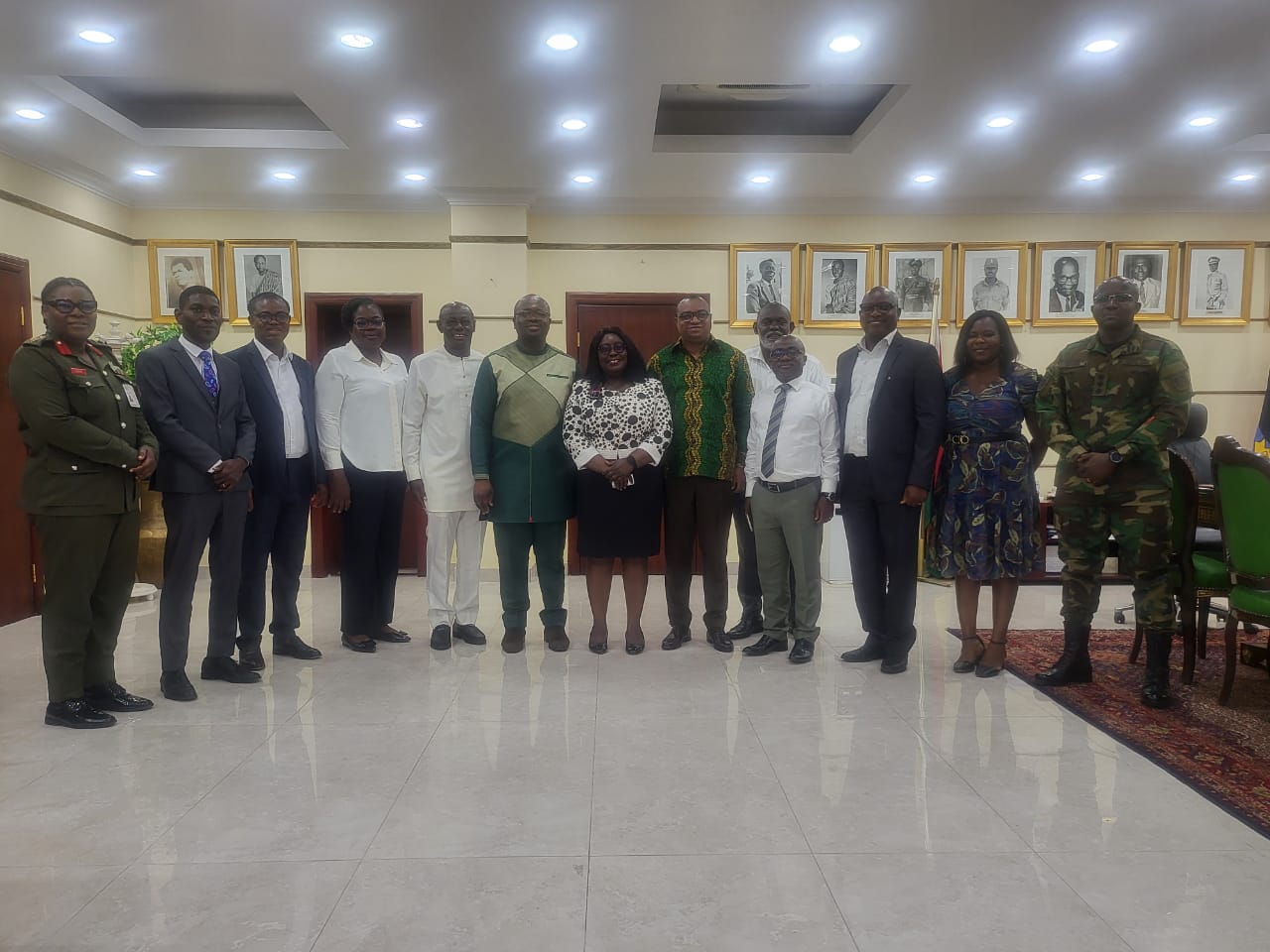 GhIS delegation at Ministry of Defence